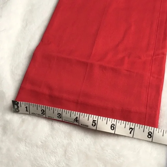 Express Red Pants Size 4 Short - Picture 5 of 10
